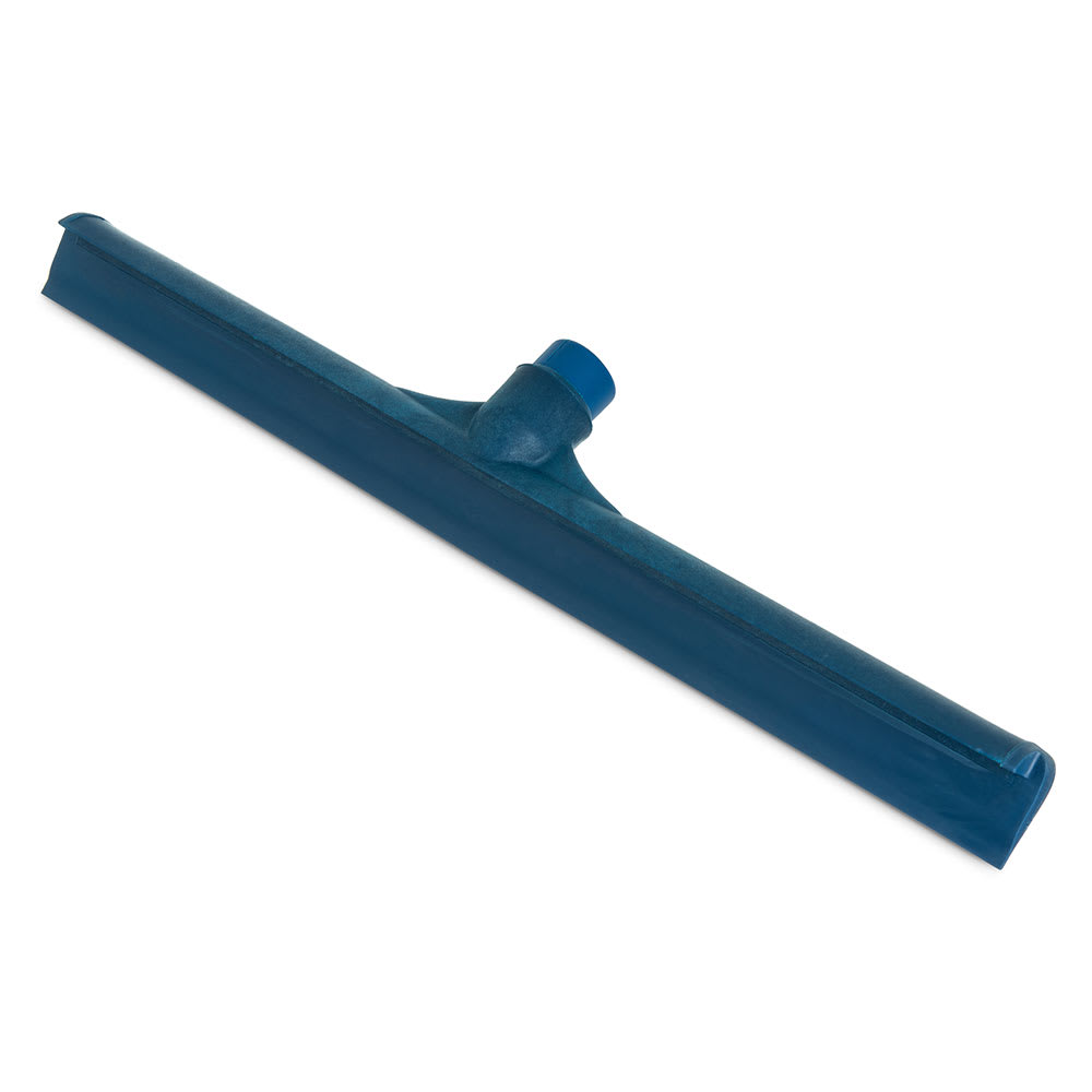 Carlisle 20" Floor Squeegee Head - Straight, Foam Rubber Blade, Blue (3656714)