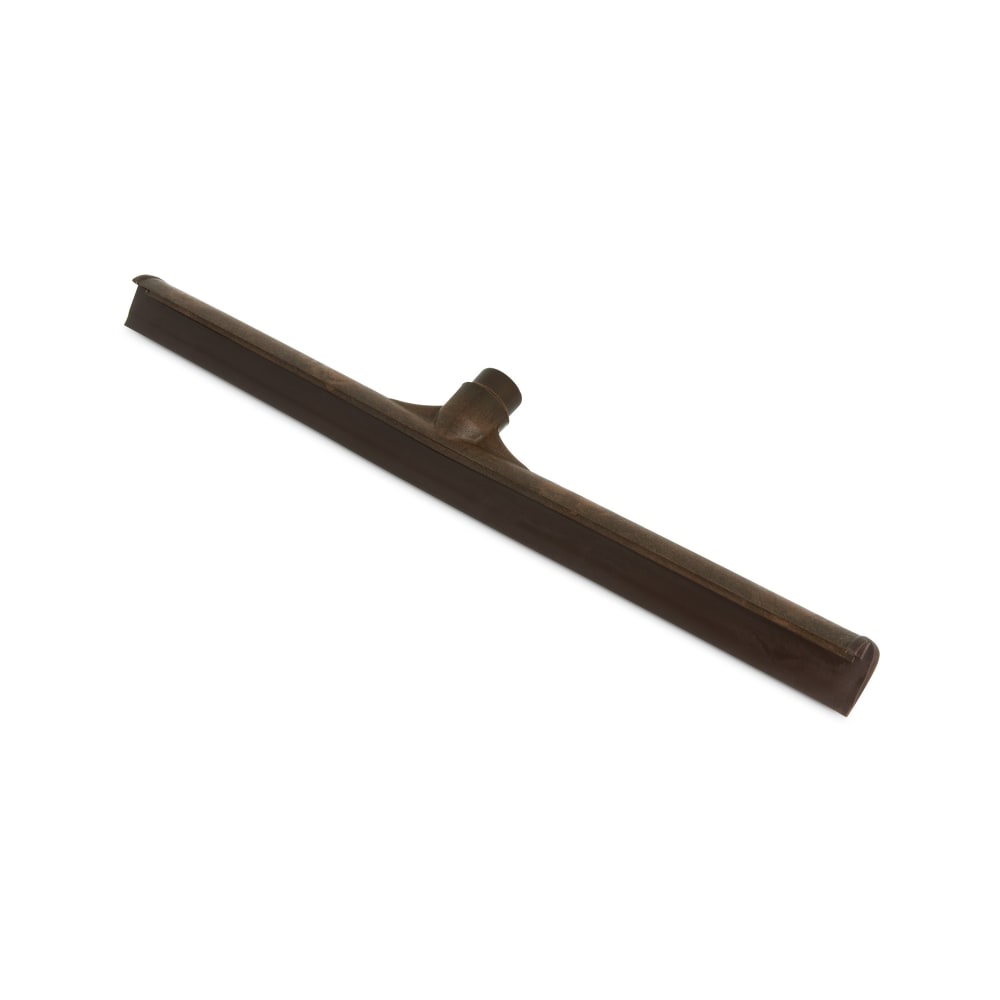 Carlisle 24" Floor Squeegee Head - Rubber Blade, Plastic Frame, Brown (3656801)