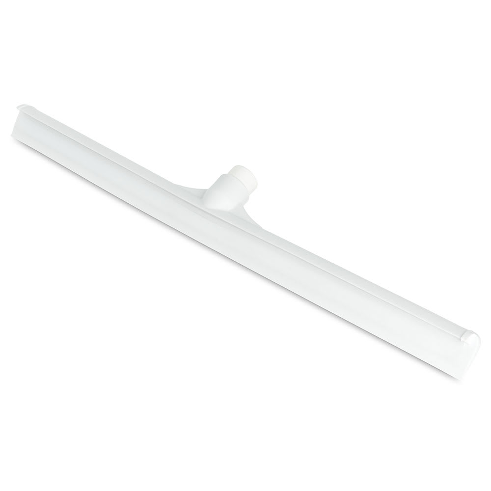 Carlisle 24" Floor Squeegee Head - Straight, Foam Rubber Blade, White (3656802)