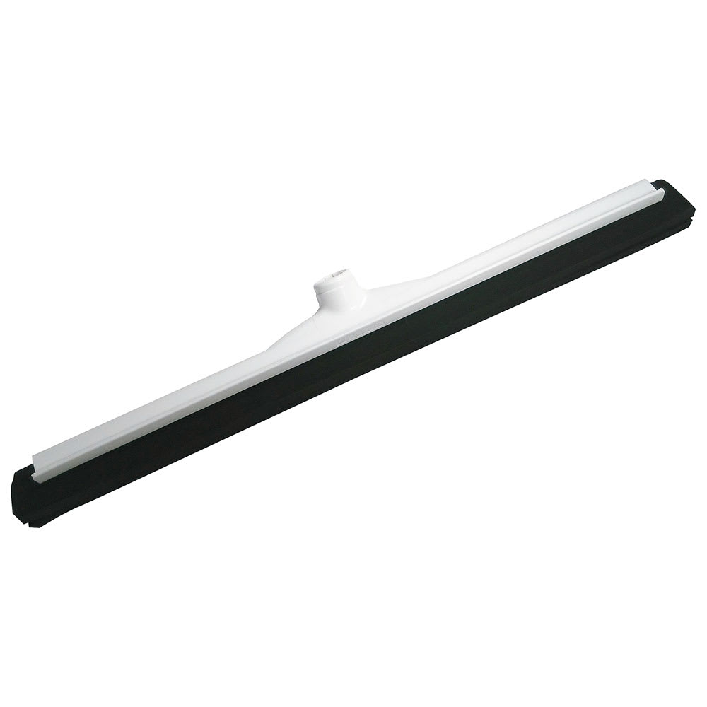 Carlisle 22" Floor Squeegee - Foam Rubber Blade, Plastic Frame, White/Black (36622200)