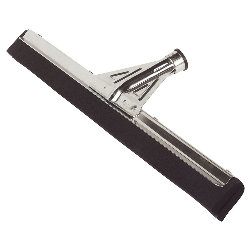 Carlisle 22" Floor Squeegee Head - Heavy Duty, Rubber Blade, Metal Frame, Black (36682400)