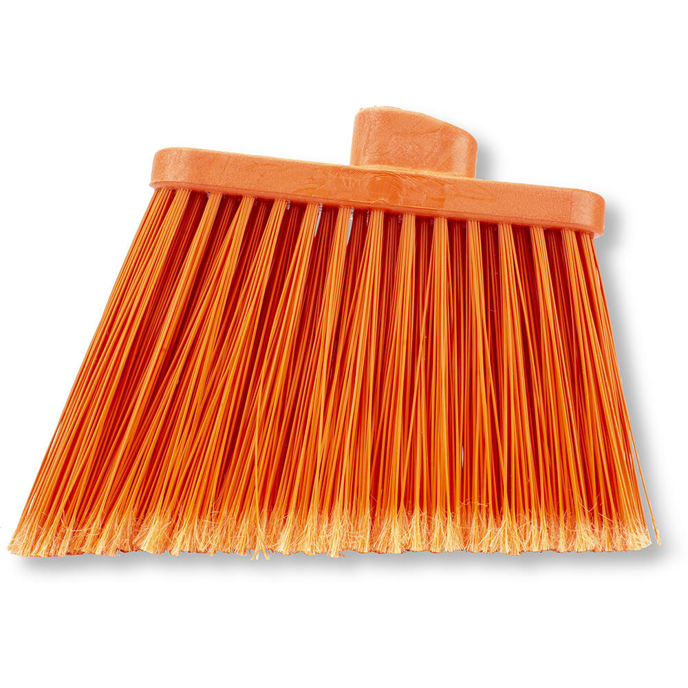 Carlisle Duo-Sweep® Angled Broom Head w/ Orange Flagged Polyester Bristles (36867EC24)