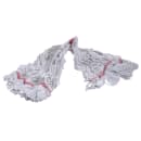 Carlisle Wet Mop Head - Looped-End, 4 Ply Synthetic/Cotton Yarn Blend, White/Red (369425B00) thumbnail 2