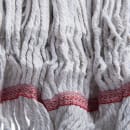 Carlisle Wet Mop Head - Looped-End, 4 Ply Synthetic/Cotton Yarn Blend, White/Red (369425B00) thumbnail 3