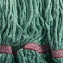 Carlisle Wet Mop Head - 4 Ply Synthetic/Cotton Yarn Blend, Green/Red (369484B09) thumbnail 3