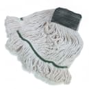 Carlisle Wet Mop Head - 4 Ply Cotton Yarn, White/Green (369551B00) thumbnail 6