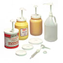 Carlisle Standard Pump Kit w/ (2) Restrictor Clips & (5) Lids, Plastic, White (38310) thumbnail 2