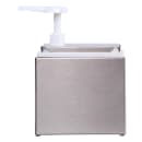 Carlisle Topping Rail Condiment Dispenser w/ (2) Pumps, (1) oz Stroke, Stainless (38502) thumbnail 2