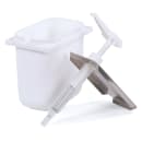 Carlisle Topping Rail Condiment Dispenser w/ (2) Pumps, (1) oz Stroke, Stainless (38502) thumbnail 6