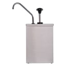 Carlisle Pump Style Condiment Dispenser w/ (1) Pump, (1 1/4) oz Stroke, Stainless (386010) thumbnail 3
