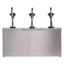 Carlisle Topping Rail Condiment Dispenser w/ (3) Pumps, (1 1/4) oz Stroke, Stainless (386230IB) thumbnail 2