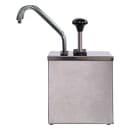 Carlisle Topping Rail Condiment Dispenser w/ (3) Pumps, (1 1/4) oz Stroke, Stainless (386230IB) thumbnail 3