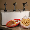 Carlisle Topping Rail Condiment Dispenser w/ (3) Pumps, (1 1/4) oz Stroke, Stainless (386230IB) thumbnail 5
