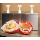 Carlisle Topping Rail Condiment Dispenser w/ (3) Pumps, (1 1/4) oz Stroke, Stainless (38623IB) thumbnail 5