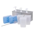 Carlisle Topping Rail Condiment Dispenser w/ (3) Pumps, (1 1/4) oz Stroke, Stainless (38623IB) thumbnail 7