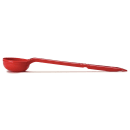 Carlisle 2 oz Solid Portion Spoon - Long Handle, Poly, Red (396005) thumbnail 2