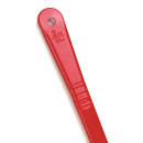 Carlisle 2 oz Solid Portion Spoon - Long Handle, Poly, Red (396005) thumbnail 3