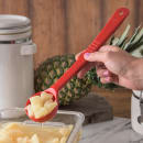 Carlisle 2 oz Perforated Portion Spoon - Long Handle, Poly, Red (396105) thumbnail 5