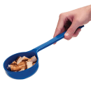Carlisle 8 oz Solid Portion Spoon - Long Handle, Poly, Blue (399214) thumbnail 3