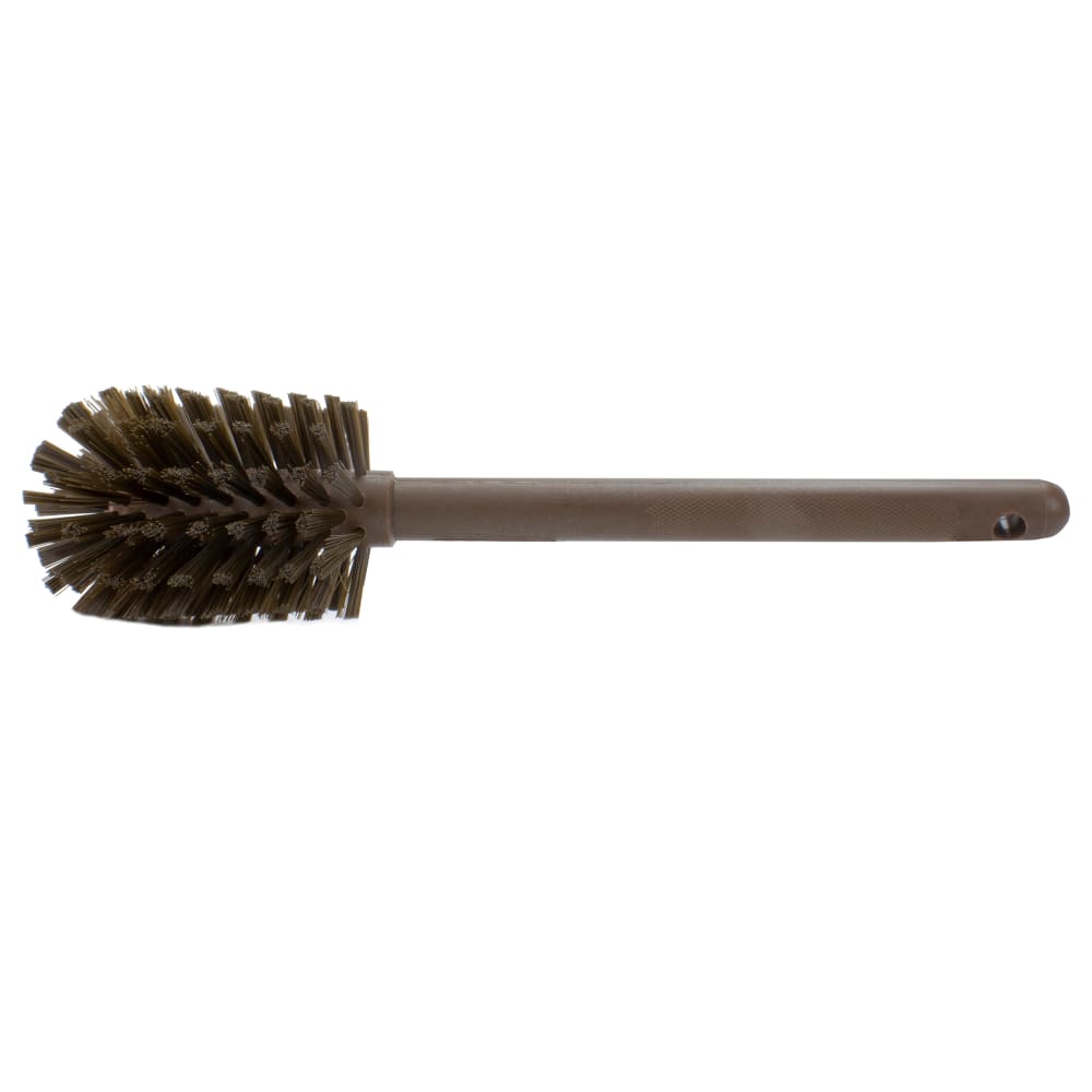 Carlisle 12" Pint Bottle Brush - Poly/Plastic, Brown (40000EC01)