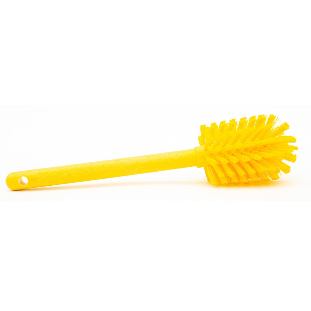 Carlisle 12" Pint Bottle Brush - Poly/Plastic, Yellow (40000EC04)