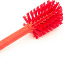 Carlisle 12" Pint Bottle Brush - Poly/Plastic, Red (40000EC05) thumbnail 3