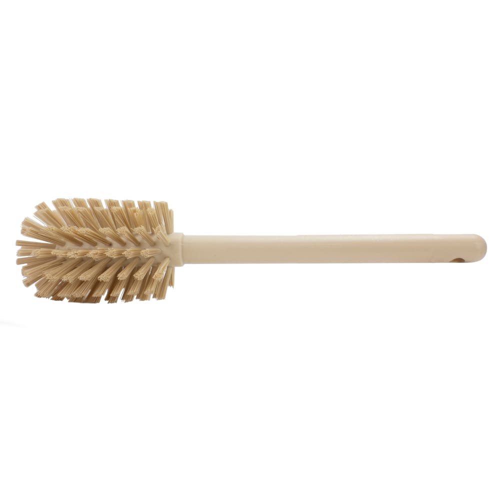 Carlisle 12" Pint Bottle Brush - Poly/Plastic, Tan (40000EC25)