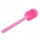Carlisle 12" Pint Bottle Brush - Poly/Plastic, Pink (40000EC26) thumbnail 3