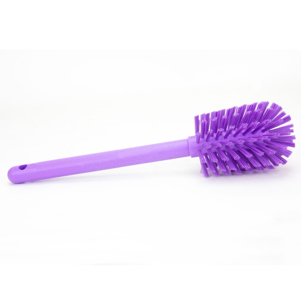 Carlisle 12" Pint Bottle Brush - Poly/Plastic, Purple (40000EC68)