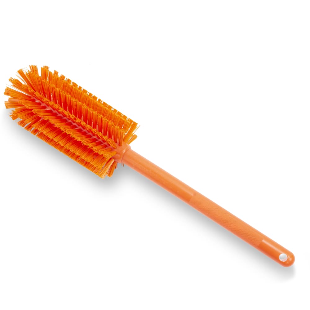 Carlisle 16" Pint Bottle Brush - Poly/Plastic, Orange (40001EC24)