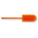 Carlisle 16" Pint Bottle Brush - Poly/Plastic, Orange (40001EC24) thumbnail 2