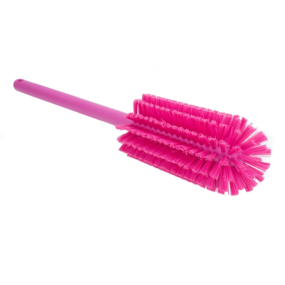 Carlisle 16" Pint Bottle Brush - Poly/Plastic, Pink (40001EC26)