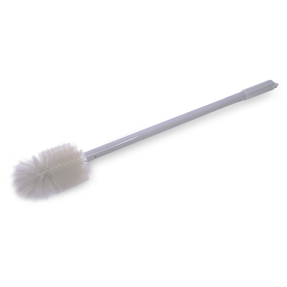 Carlisle Medium Stiff Valve Brush w/ 3 1/2" Oval Head & 30" Handle, White (4000302)