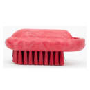 Carlisle 2 1/2" Hand & Nail Brush - Polyester, Red (40020EC05) thumbnail 2