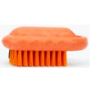 Carlisle 2 1/2" Hand & Nail Brush - Polyester, Orange (40020EC24) thumbnail 2