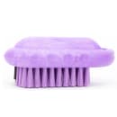 Carlisle 2 1/2" Hand & Nail Brush - Polyester, Purple (40020EC68) thumbnail 2