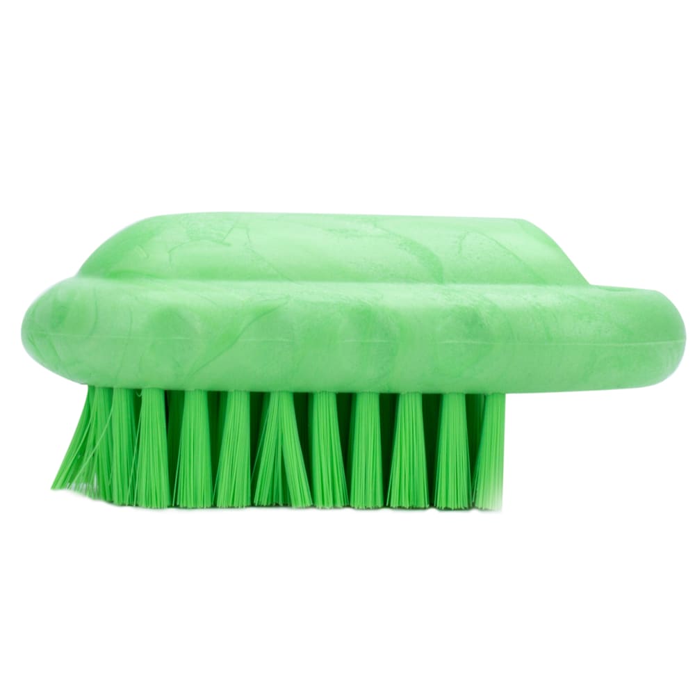 Carlisle 2 1/2" Hand & Nail Brush - Polyester, Lime (40020EC75)