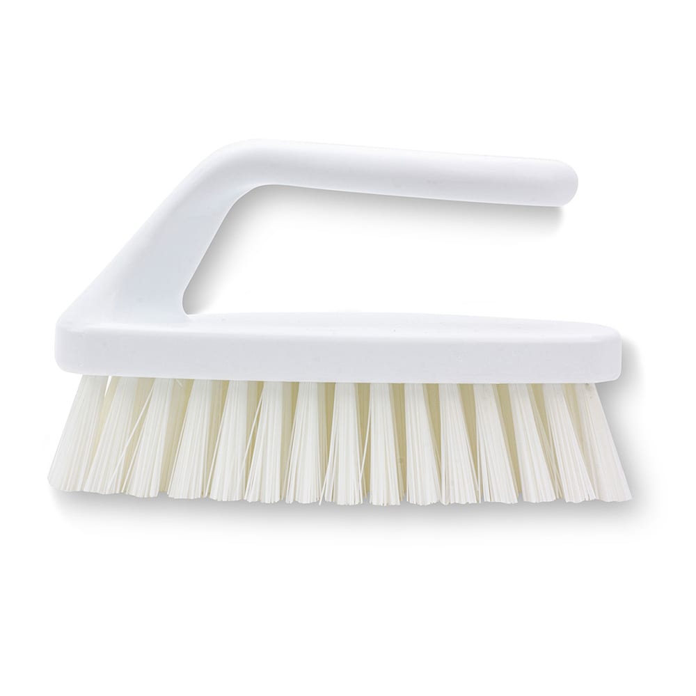 Carlisle 6" Sparta® Bake Pan Lip Brush w/ Poly Bristles - Plastic, White (40024EC02)