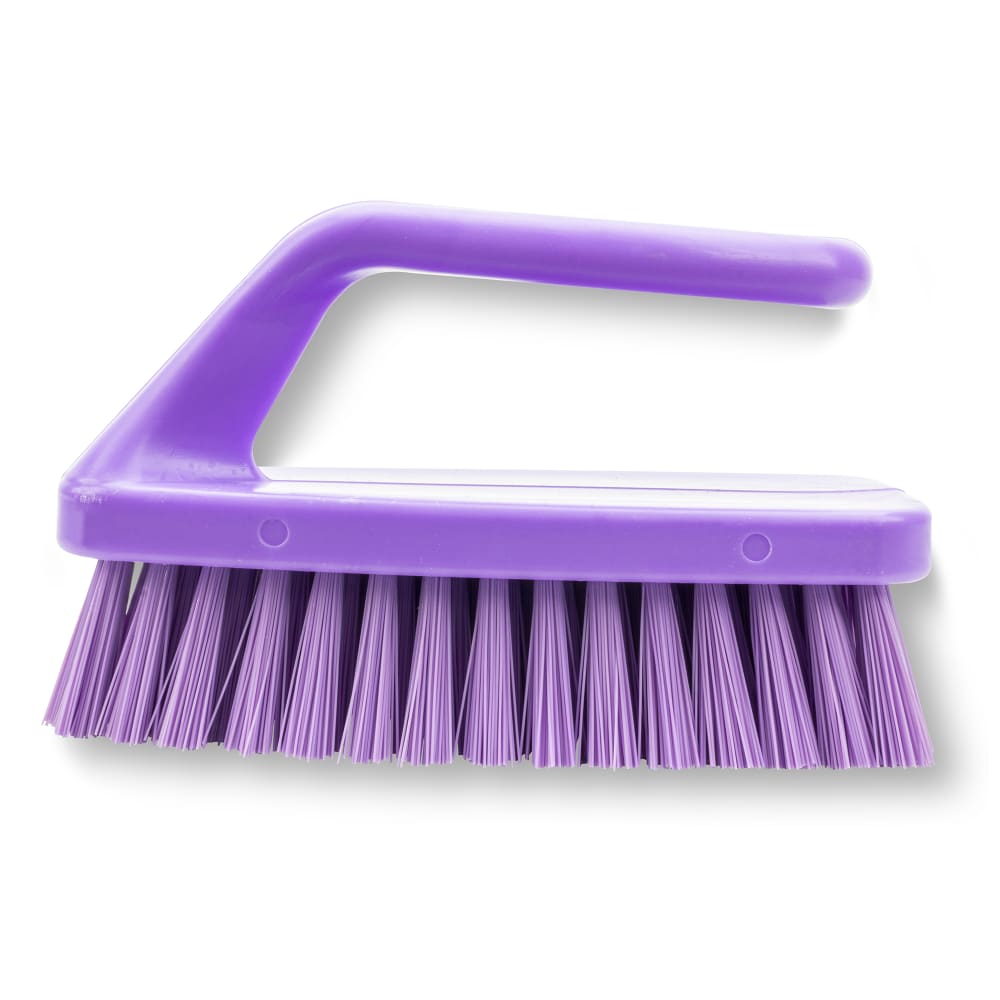 Carlisle 6" Bake Pan Lip Brush - Poly/Plastic, Purple (40024EC68)