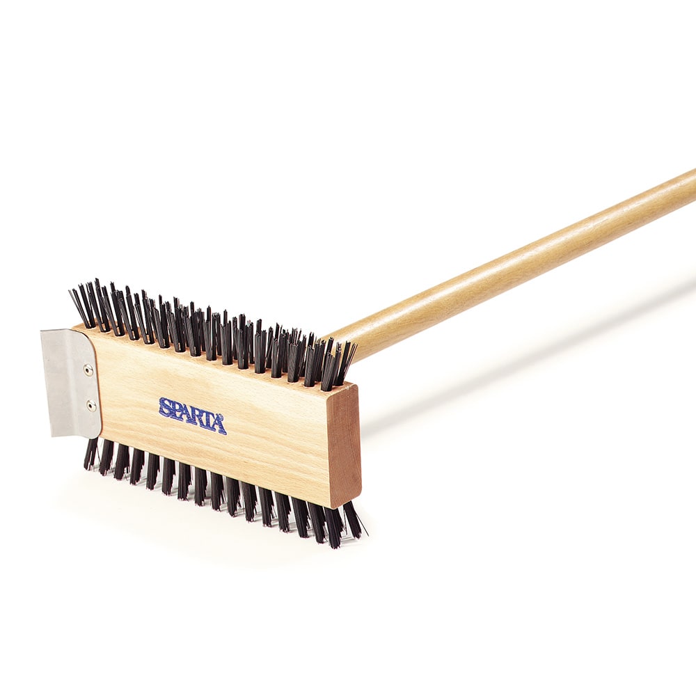 Carlisle 30 1/2" Broiler Master Brush - Carbon Steel/Wood (4002600)