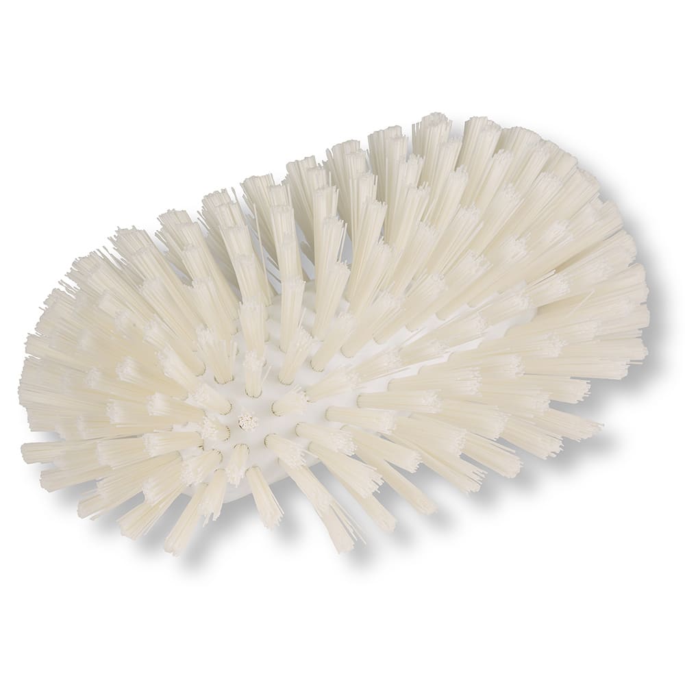 Carlisle 9 1/2" Duo-Sweep® Tank & Kettle Brush Head Only - Poly Bristles, White (40043EC02)