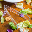 Carlisle 6"L Plastic Salad Tongs, Clear (400607) thumbnail 5