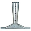 Carlisle 12" Hand Held Window Squeegee - Black Rubber, Stainless Handle (4007000) thumbnail 2