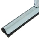 Carlisle 12" Hand Held Window Squeegee - Black Rubber, Stainless Handle (4007000) thumbnail 3
