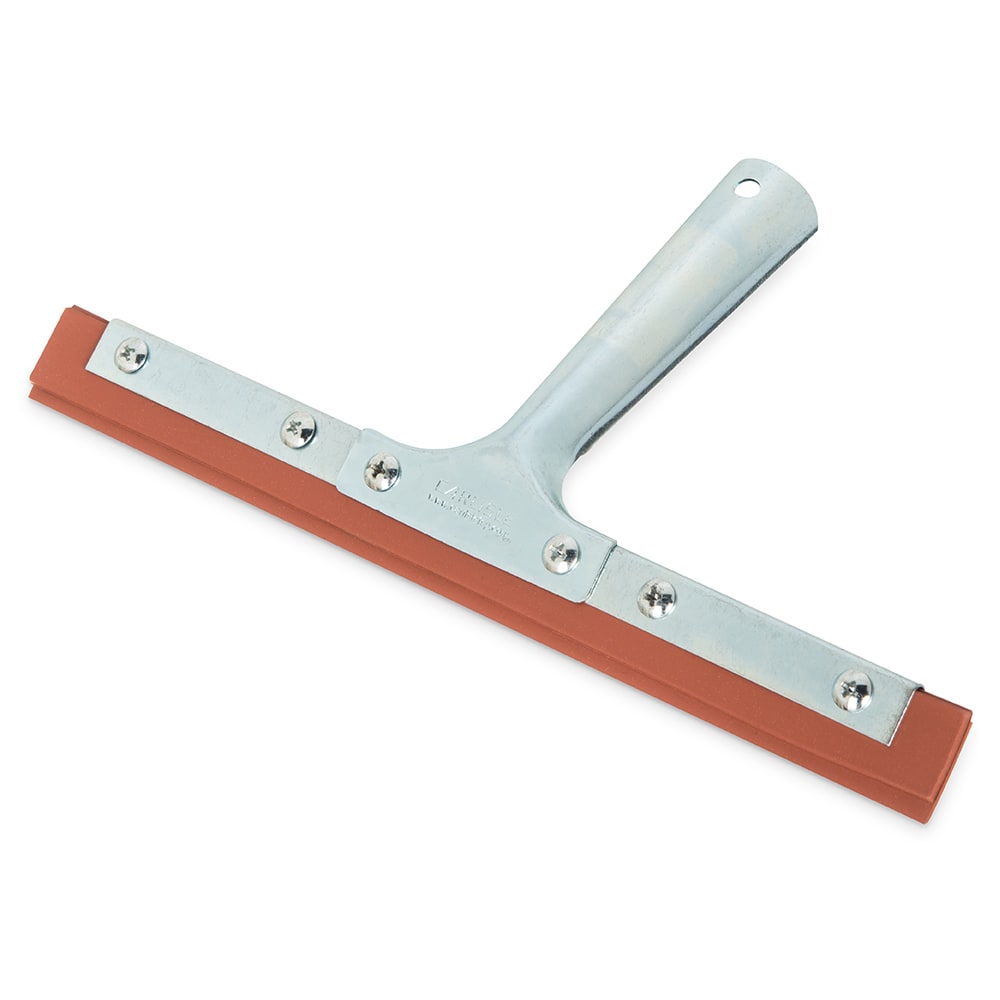 Carlisle Sparta Window Squeegee, 10 in, Double-Blade, Red Rubber (4007300)