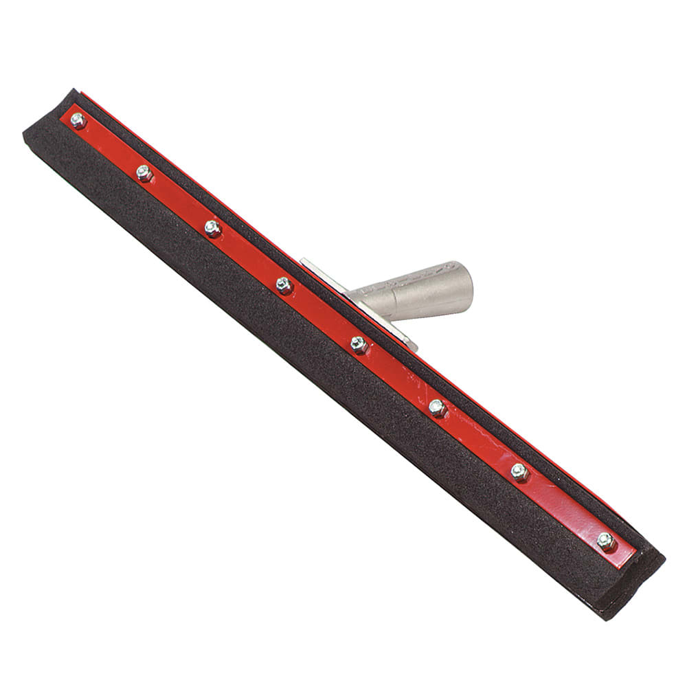 Carlisle Sparta Floor Squeegee, 24 in, Straight Steel, Black Double Foam (4008200)