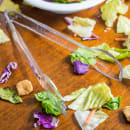 Carlisle 9"L Plastic Salad Tongs, Clear (400907) thumbnail 5