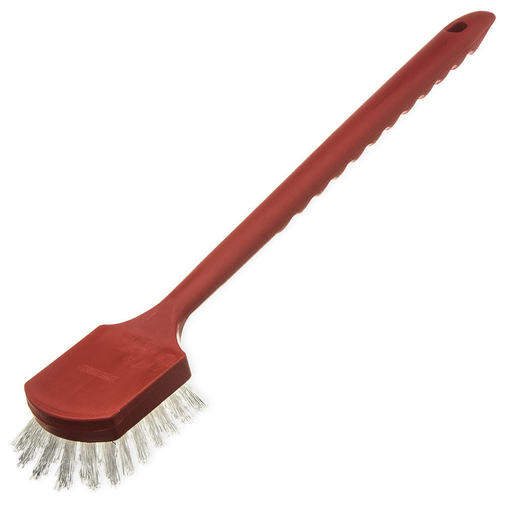 Carlisle 20" Utility Brush - Teflon/Plastic, Red (4011305)