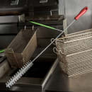 Carlisle 28" Sparta® Fryer Brush w/ Stiff Bristles - Plastic Handle, Red (4012005) thumbnail 5
