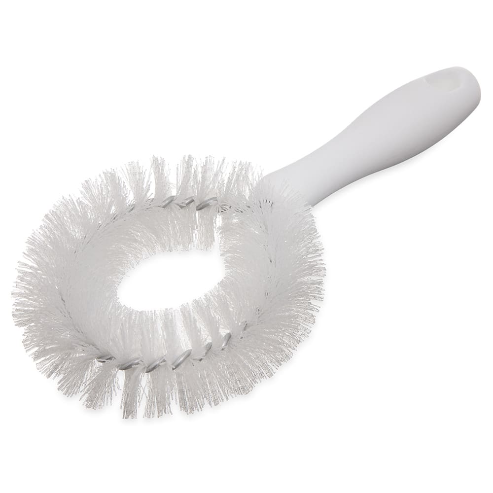 Carlisle 9 1/2" Circular Vegetable Brush - Poly, White (4016402)
